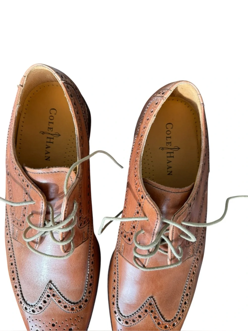 Cole Haan Air Madison Wingtip Oxford Brown Leather Shoes 11M